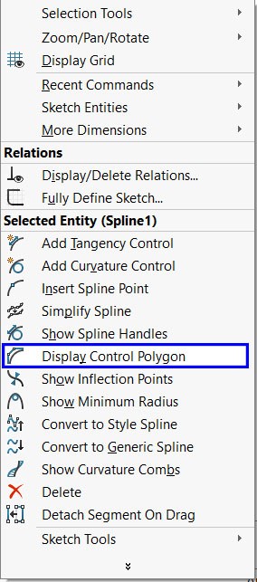 نحوهی فعال نمودن ابزار Control Polygon